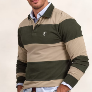 Polo Rugby Beige La Garrocha