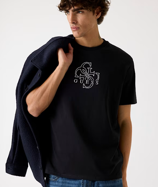 Camiseta Quatro Negra Guess