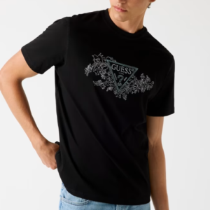 Camiseta Embroidery Negra Guess