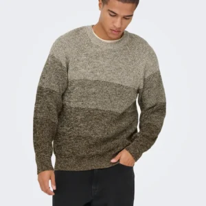 Jersey Birk Marrón Only and Sons