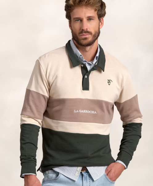 Sudadera Multicolor Verde La Garrocha
