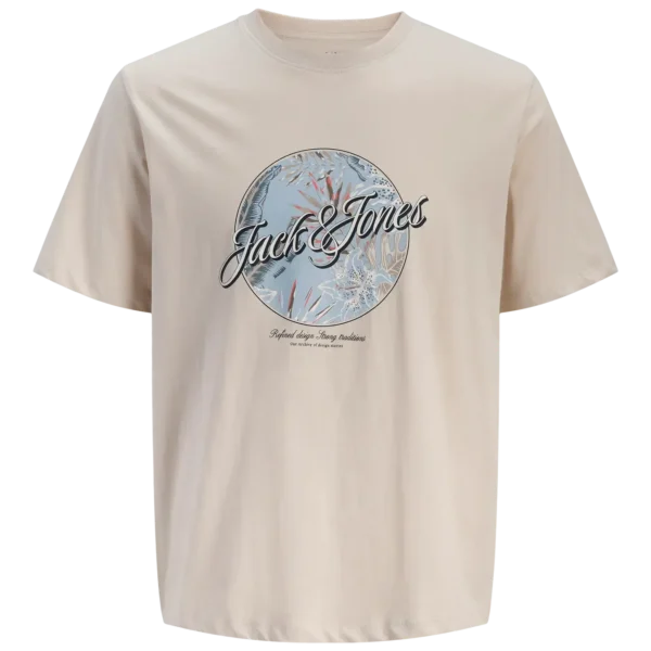 Camiseta Honolulu Beige Jack and Jones