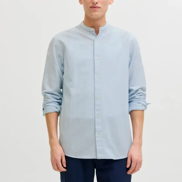 Camisa Breezee lino Celeste Jack and Jones
