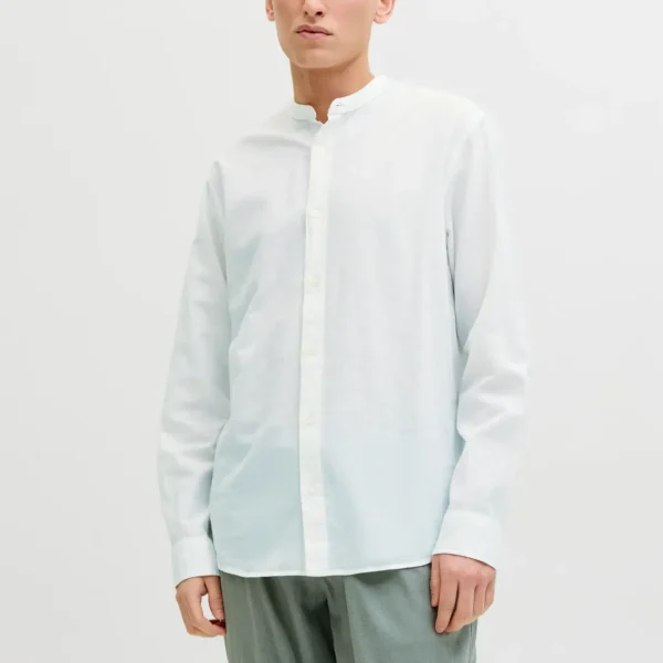 Camisa Breezee lino Blanca Jack and Jones