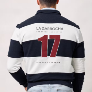 Sudadera Cuello Polo Marino La Garrocha
