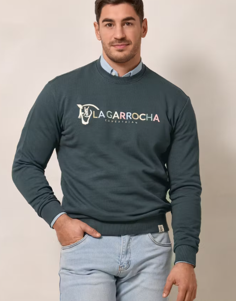 Sudadera Equestrian Verde La Garrocha