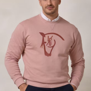 Sudadera Horse Rosa La Garrocha