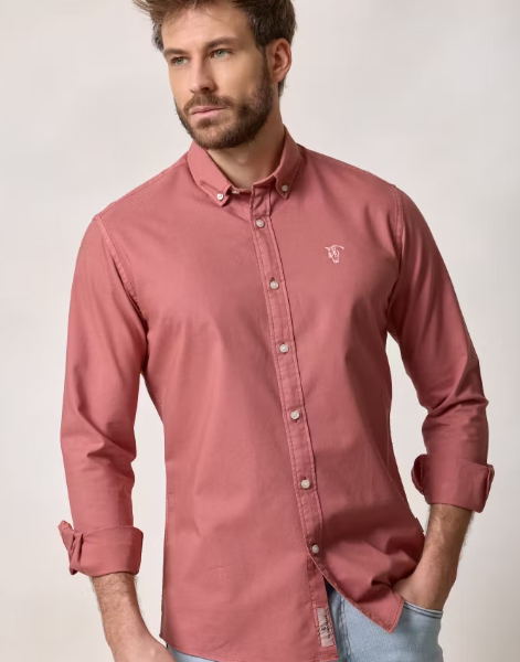 Camisa Garment Dyed Teja La Garrocha