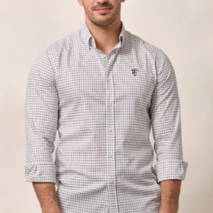 Camisa Cuadro Clásico Marino La Garrocha