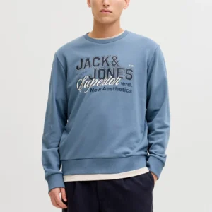 Sudadera Logo Azul Jack and Jones