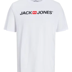 Camiseta Corp Logo Básica Blanca Jack and Jones