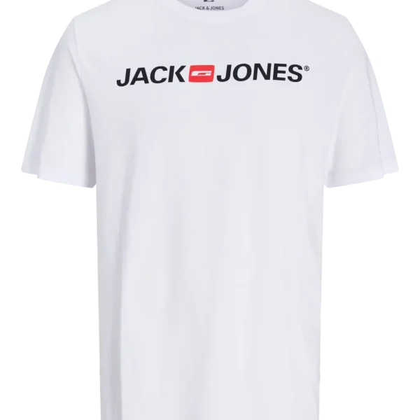 Camiseta Corp Logo Básica Blanca Jack and Jones