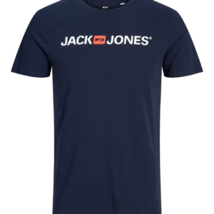 Camiseta Corp Logo Básica Marino Jack and Jones