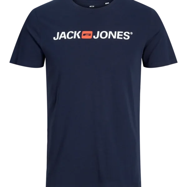 Camiseta Corp Logo Básica Marino Jack and Jones