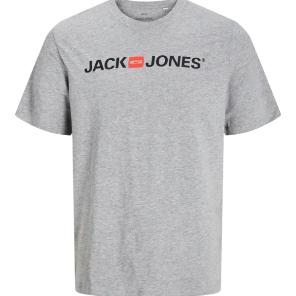 Camiseta Corp Logo Básica Gris Jack and Jones