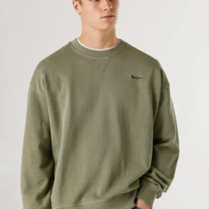 Sudadera Geo Logo Verde Pepe Jeans