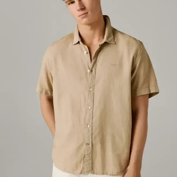 Camisa Percy Beige Pepe Jeans