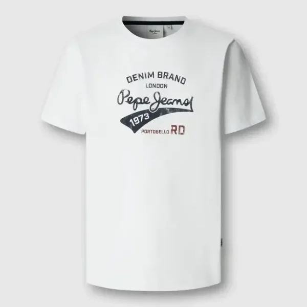 Camiseta Giles Blanca Pepe Jeans