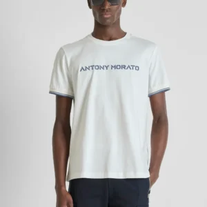 Camiseta Logo Fit Blanca Antony Morato