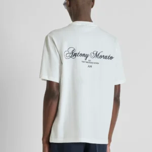 Camiseta Tigre Espalda Relax Blanca Antony Morato