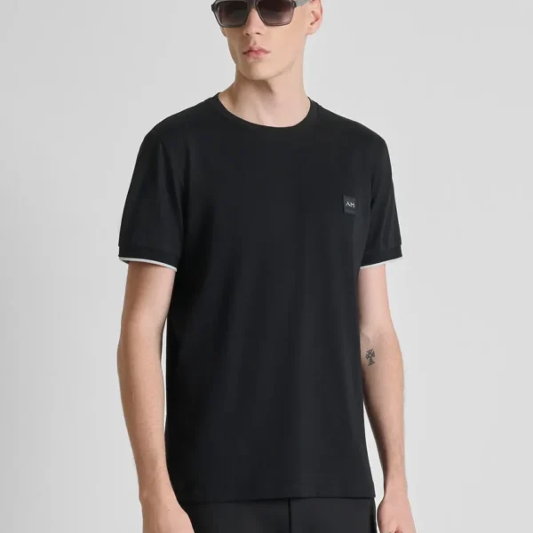 Camiseta Regular Chapa Negra Antony Morato