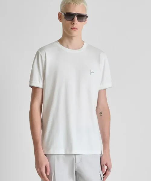 Camiseta Regular Chapa Blanca Antony Morato
