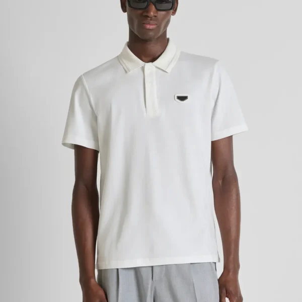 Polo Placa Blanco Antony Morato