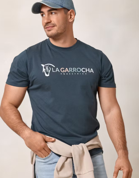 Camiseta Equestrian Azul La Garrocha