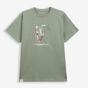 Camiseta Caballo Bordado Kaki La Garrocha