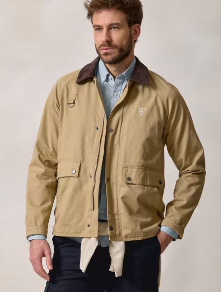 Chaqeta Sarga Camel La Garrocha