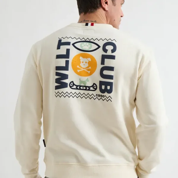 Sudadera Wlt Canoa Crudo Williot