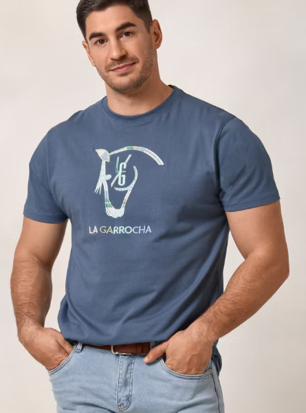 Camiseta Caballo Cobalto La Garrocha