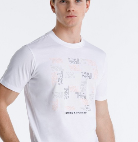 Camiseta Puzzle Blanca VyL