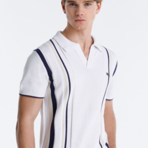 Polo Desagujado Blanco VyL