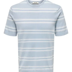 Jersey Wyler Rayas Celeste Only and Sons