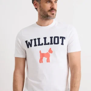 Camiseta Logo Parche Blanca Williot
