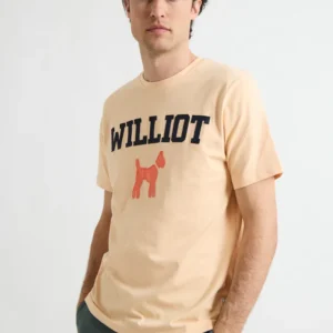 Camiseta Tipo Parche Naranja Williot