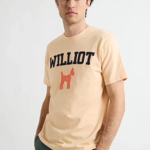 Camiseta Tipo Parche Naranja Williot