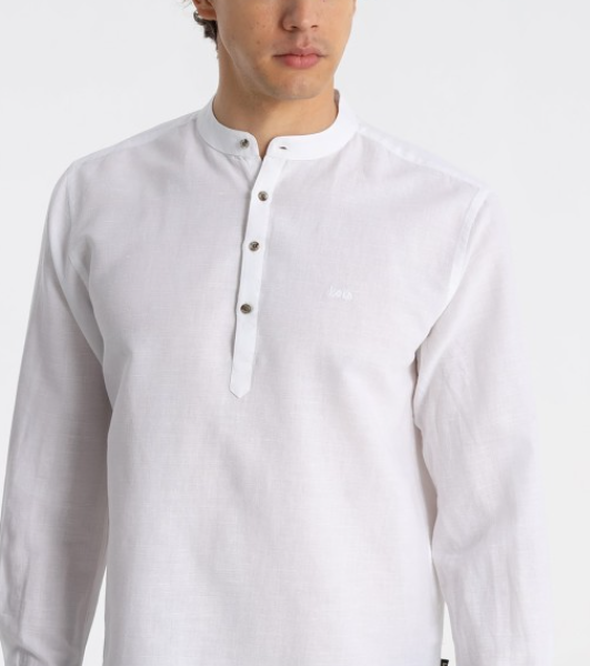 Camisa Polera Mao Blanca Lois