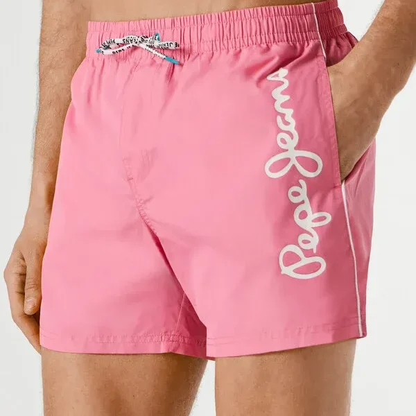 Bañador Logo Rosa Pepe Jeans